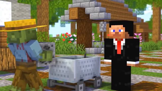 Monster School : Poor Zombie Baby and Choo Choo Charles vs TIMOTHY GHOST TRAIN - Minecraft Animatio смотреть онлайн