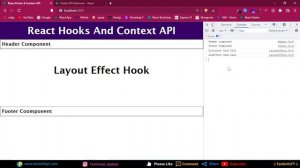 React useLayoutEffect Hook | React Hook Series
