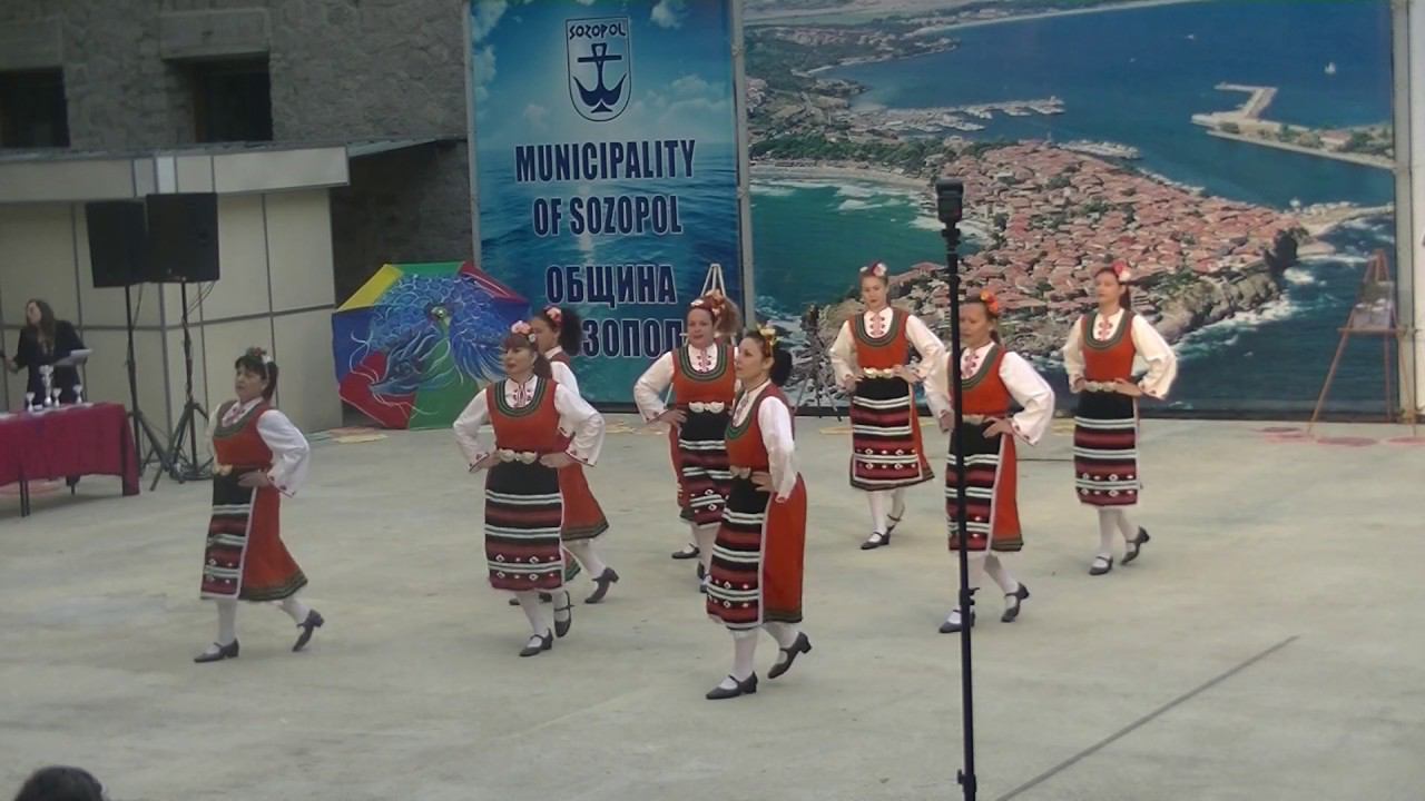 Болгарский танец  Bulgarian dance Ансамбль Созопольские искры