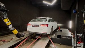 Чип-тюнинг Audi A6 40 TDI C8 с замерами на диностенде в www.reborn.tech.