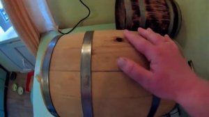 Обжиг и вощение бочки от Бонпос,легко и просто.