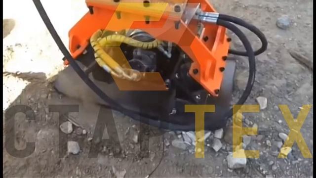 ВИБРОТРАМБОВКА ВИБРОПЛИТА НА ЭКСКАВАТОРЕ
