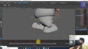 Walk to Stop Progressive Walk Cycle Animation Tutorial - Maya Software