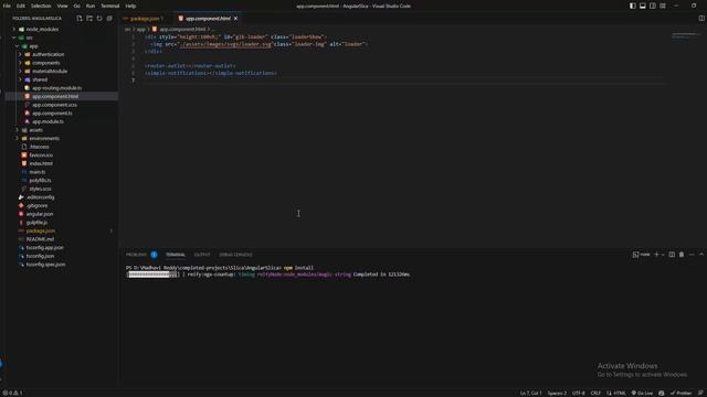 Installation process of Slica – Angular Admin Dashboard Template смотреть онлайн