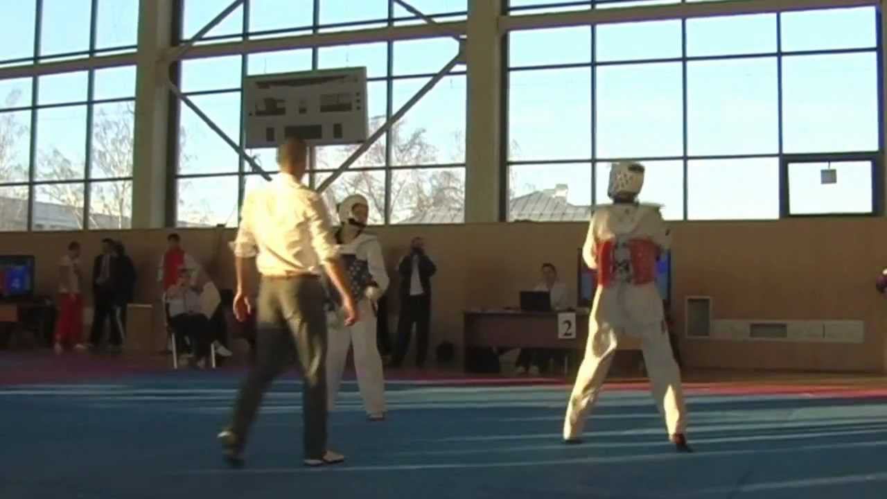 Taekwondo WTF. Турнир клуба Беркут 24.02.2013 Рудерман-Косяева