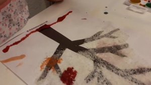 Творчество с детьми ? осеннее дерево? дерево из соли?