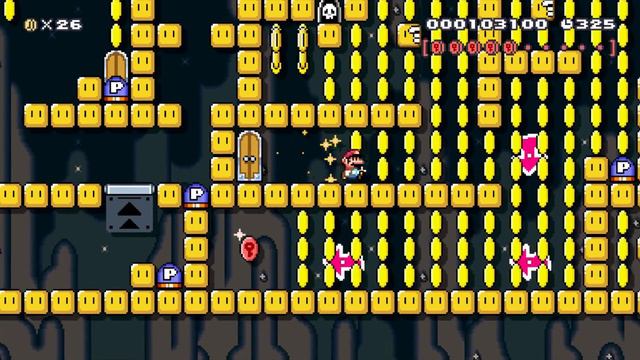 Going down 3 The golden maze ⚡️ by ganon95 ⚡️ SUPER MARIO MAKER Raw GAMEPLAY смотреть онлайн