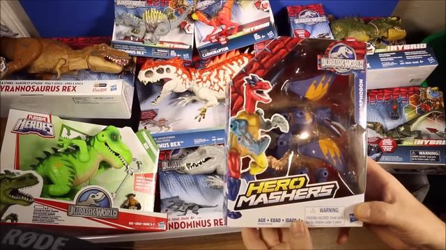 Giant Box New Jurassic World Hasbro Dinosaur Toys Unboxing T-Rex VS Indominus Rex #MattelVsHasbro смотреть онлайн