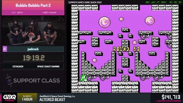 Bubble Bobble Part 2 by JaekRock in 27:24 - Summer Games Done Quick 2022 смотреть онлайн