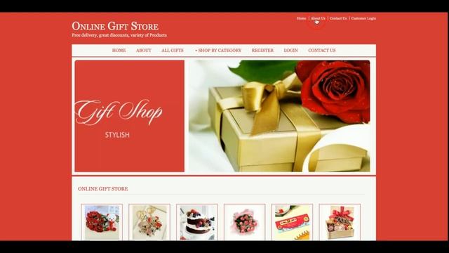 Online Gift Store Mini Project | Java JSP Servlet Project | Java JSP CRUD Project