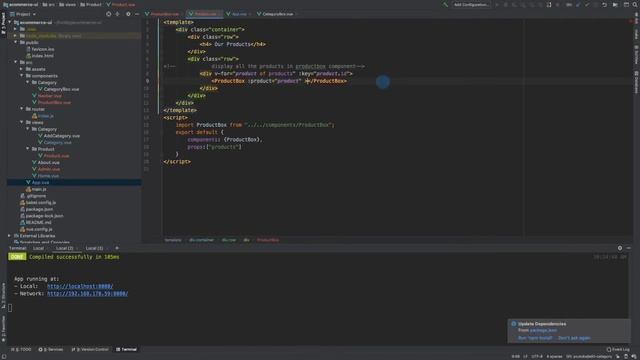 Vue.js E-Commerce App Tutorial: Display and Add Products and Category in Admin Panel смотреть онлайн