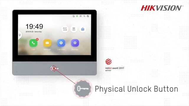 Introducing the Reddot award winner, 7“ IPS Touch-Screen Indoor Station, DS-KH8350-WTE1 смотреть онлайн