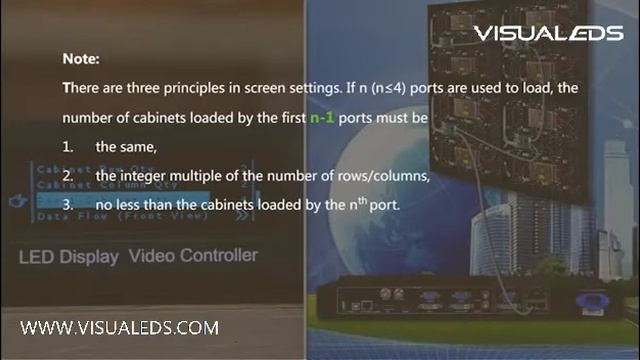 Novastar VX4S-N LED Video Processor Screen Setting смотреть онлайн