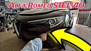 Alfa Romeo Stelvio Как снять передний бампер 2017-2023