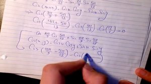 cos(10pi/9).cos(5pi/18)-sin(10pi/9).sin(5pi/18) - Compound Angles Trigonometry