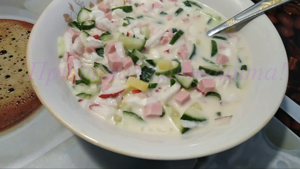 Окрошка на кефире. Рецепт вкуснейшей окрошки