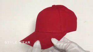 Бейсболка STYLE WEAR красная кепка женская мужская унисекс детская для девочки мальчика подарок