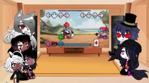 Helluva Boss reacts to FNF Indie Cross Week 1