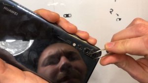 Huawei P20 PRO - Замена Стекла Основной Задней Камеры / Rear Camera Glass Replacement