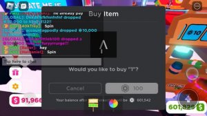 I Spined A Mega Spin For Free In Pls Donate Modded