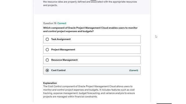 Exam 1Z0-1057-23: Oracle Project Management Cloud 2023 Implementation Mock Questions смотреть онлайн