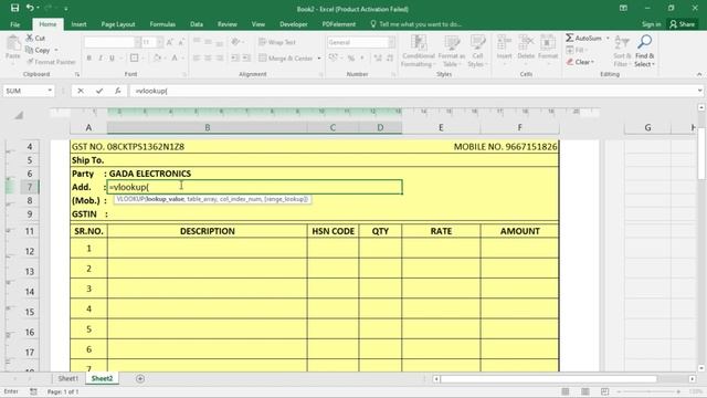 HOW TO CREATE GST BILL IN EXCEL AUTOMATIC ll EXCEL में gst बिल कैसे बनाये ll GST FORMULA IN EXCEL смотреть онлайн