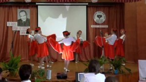 Марийский танец девочек Марисолинской школы