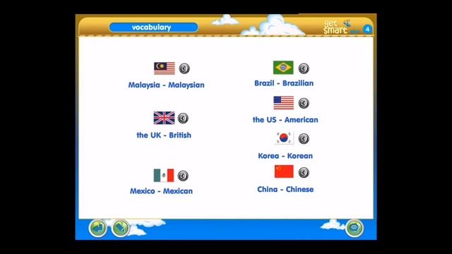ENGLISH CEFR YEAR 4 : COUNTRIES AND NATIONALITIES
