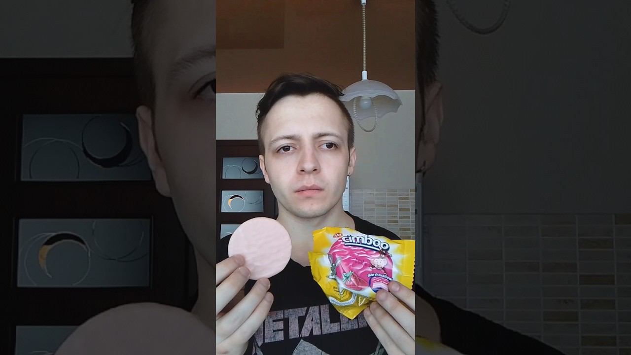 ПЕЧЕНЬЕ С КЛУБНИКОЙ И МАРШМЕЛЛОУ ANI CIMBOO MARSHMALLOW STRAWBERRY. ПЕЧЕНЬЕ С КЛУБНИЧНОЙ НАЧИНКОЙ