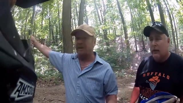 Angry People Yelling at Dirt Bike Riders
