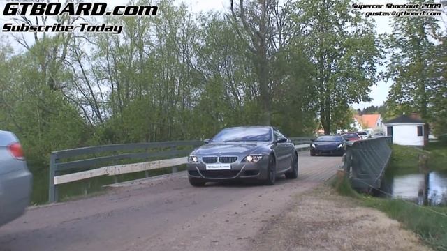 1080p: Lamborghini LP640 Murcielago vs LP560-4 Gallardo x 2 cars смотреть онлайн