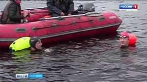 Немец Фальк Тишендорф переплыл Ладожское озеро в рамках проекта «Переплывая Россию»