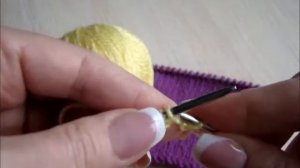 БАБУШКИНА ЛИЦЕВАЯ ПЕТЛЯ. Урок 2. Как правильно вяжется бабушкина лицевая петля