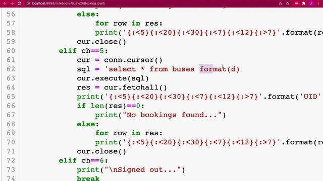 Python-Mysql Bus Booking School Project Part 4 смотреть онлайн