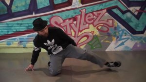 Базовое движение split (стиль локинг /locking dance)
