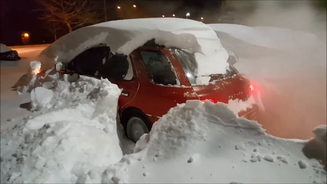NO SHOVELING!! Subaru Plowing out of (30"+ Snow) Snowzilla!! смотреть онлайн