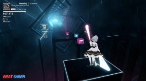 【BeatSaber】祝福のカンパネラ / 佐藤ひろ美・NANA【低スペックPCとOculus Quest 2だけでトラッキング】