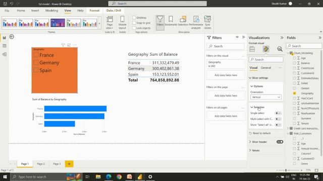 Slicer in Power BI | Slicer Formatting in Power BI | Power BI Tutorial for Beginners