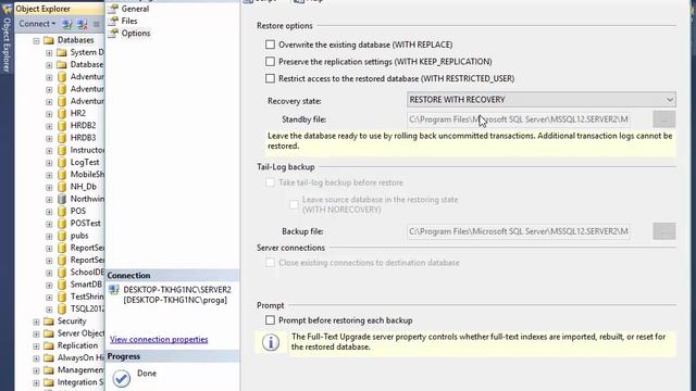 19 Restore Transaction Log Backup in SQL Server смотреть онлайн