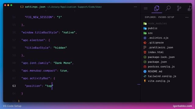 VS Code | Мои настройки #7 - Расширение Apc Customize UI++ - смотреть ...