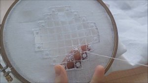 Ручная вышивка. Игольное кружево. Русская вышивка