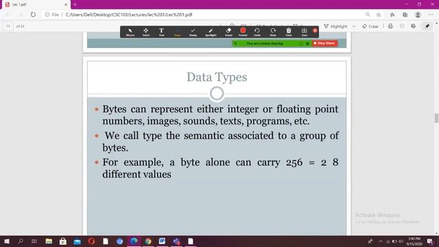 Lecture 1 || Introduction to Programming Fundamentals