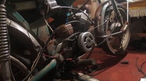 Ремонт мопеда Карпаты#3. Замена двигателя