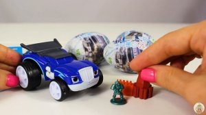 Вспыш и чудо машинки и Игрушки Киндер Сюрпризы Звёздные Танки Видео для детей про машинки