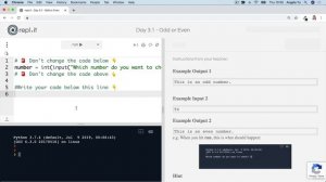 Day 3 - 30-Interactive Coding Exercise Odd or Even Introducing the Modulo