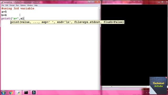 Command Line Argument in Python  | Swap 2 variables | Python tutorial for Beginners