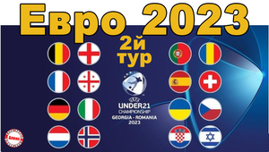 Чемпионат Европы по футболу 2023 (U21). Результаты 2 тура. Расписание. Таблицы.