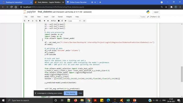 Python and Machine Learning Internship at Karunadu Technologies Private Limited смотреть онлайн