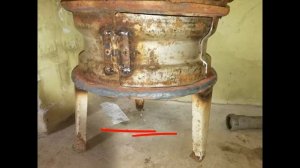 Самодельная печка из АОГВ Часть 1