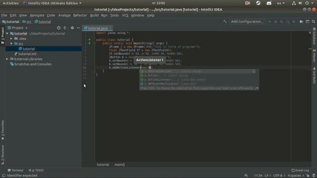 How to make java program #2 || Button ActionListener смотреть онлайн